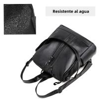Bolso Escolar de gran capacidad, bolsos de hombre de viaje, color Negro - details 3