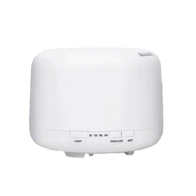 500ml difusor de aceites Esenciales, sin BPA humidificador ultrasónico con Mando a Distancia y 7 Diferentes Luces cambiantes - Apagado automático sin Agua - 1