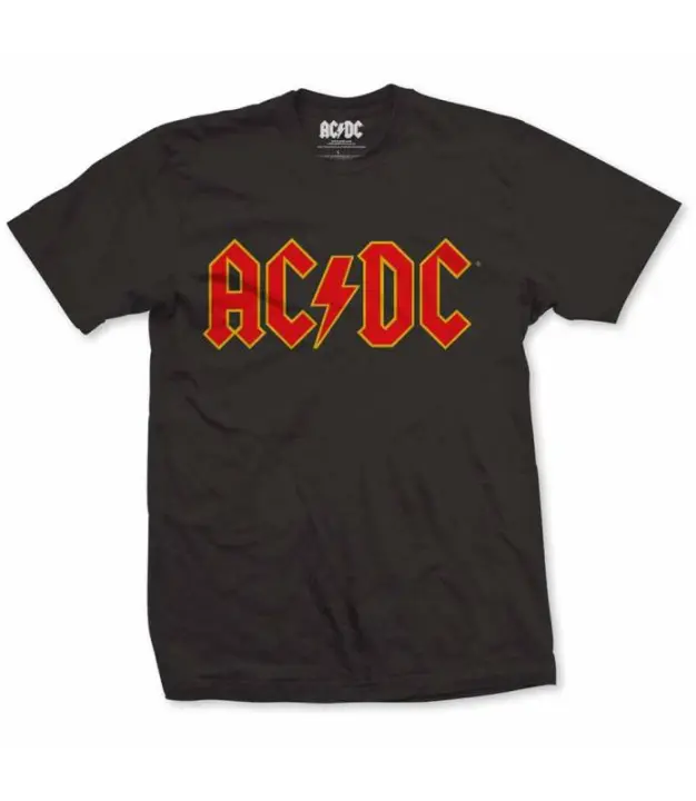 ACDC Logo Official Tshirt Camiseta Licencia Oficial Manga Corta ACDCTS02MB - 1