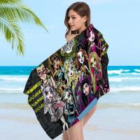 Toalla De Playa M-Monster Cartoon Microfibra Absorbente Secado Rápido Suave Para Yoga Natación Camping Senderismo Tamaño 76x182 Cm - details 6