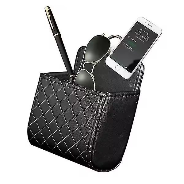 Bolsa de almacenamiento para la rejilla de ventiacón del coche - Negro Black Hy - 1