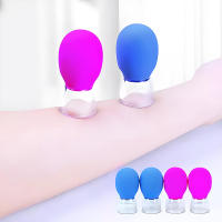 1Pcs Vaso De Masaje De Silicona Natural Para Cuerpo Rostro Cuello Ojos Herramienta De Belleza Antienvejecimiento Cuidado Corporal - details 1