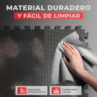 JUPPLIES - Suelo Gimnasio Set 18 Piezas 32x32x1cm - Esterilla Puzzle Fitness para Suelo - Alfombra Protectora en Casa - details 4