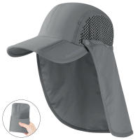 Gorro De Pesca BASSDASH Con Protección UV UPF 50+ Plegable Y Cola De Mosca Removible Para Hombres Y Mujeres Ideal Para Golf Y Senderismo - details 0