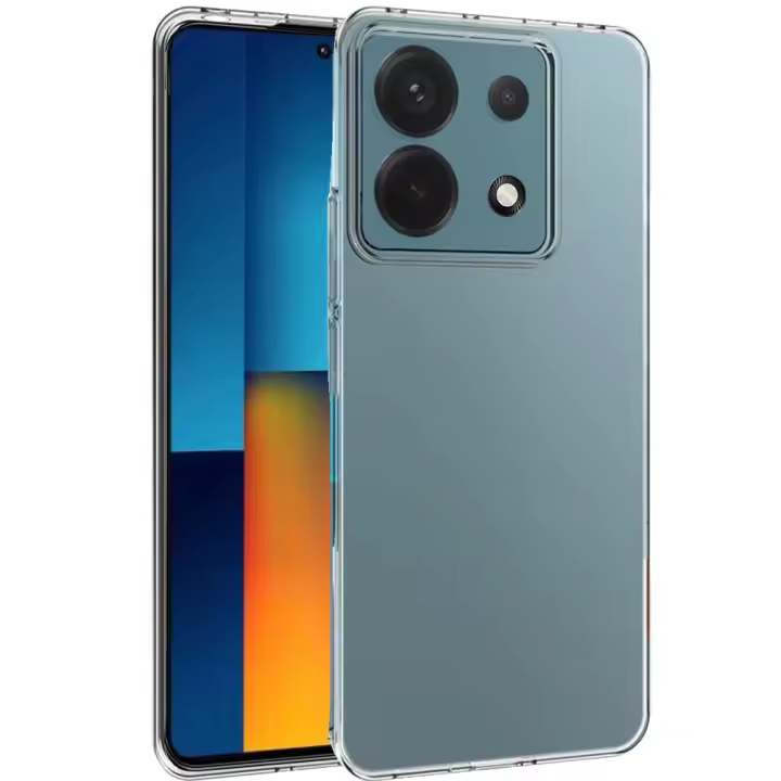 Funda + Protector Cristal Templado Opcional Para XIAOMI POCO M6 PRO 4G Carcasa Forro Protector, Gel TPU Silicona Suave Flexible Mate, Color Negro, Ajuste Perfecto, Acceso Conectores Carga Auriculares, Meloenvias mle18 - 1