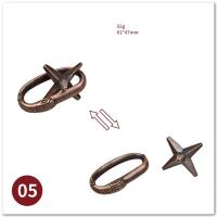 Juego De Rompecabezas Mágico De Metal Clásico IQ Juguete Estimulante Para Cerebro Desafío Inteligente Regalo Divertido Para Niños Y Adultos - details 4