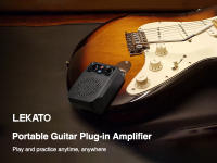 Amplificador De Guitarra Eléctrica LEKATO Con Ajuste De Voz Y Hablador Portátil Plug-in Con Effecitos De Reverb Distorsión Y Overdrive - details 16