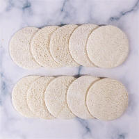 10Pcs Luffa Natural Exfoliante De Cuidado De La Piel Paños De Limpieza Facial Y Corporal Esponja De Escobilla Para Rociador - details 4