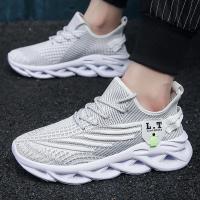 Zapatillas Deportivas Para Hombre YRZL Negro Running Casual Transpirables De Malla Ligeros Antideslizantes Con Absorción De Impacto Para Outdoor Y Jogging - details 5
