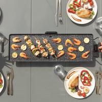 Cecotec 3088 Tasty &Grill 3000 RockWater. Plancha eléctrica de 2600 W Revestimiento de Riedra RockStone Resistencia en Forma de M Termostato Ajustable Piezas Aptas para lavavajillas. - details 1