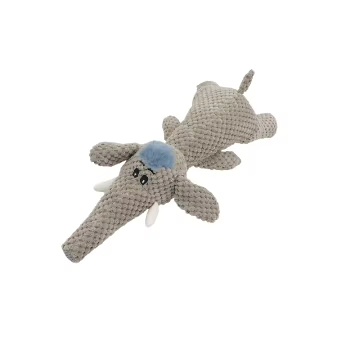 Juguete Para Perros De Peluche De Maíz Suave Sonido Self-Hi Para Masticar Y Limpiar Los Dientes Diversión Para Mascotas - 1