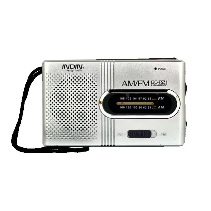 Radio portátil pequeña con Antena para Personas Mayores de Emergencia con Funcionamiento a batería - 1
