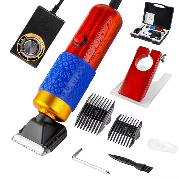 Tijeras Eléctricas 200W 110V-220V Para Mascotas Y Alfombras Cortadora De Pelo De Animales Kit De Pelacabelos Para El Hogar Y Mascotas - 1