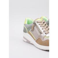 DANGELA SNEAKER COMBI CREMALLERA LATERAL  Deportivas Con Cuña Mujer Verde - details 2