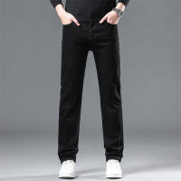 WTHINLEE Jeans Negros Para Hombre Estilo Clásico Stretch Cómodo Pantalones De Negocios Casual Ajuste Regular Trousers De Denuim - details 5