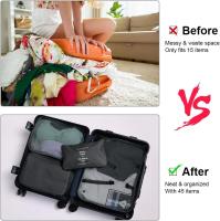 Caja de almacenamiento de equipo de viaje, Bolsa impermeable para artículos Esenciales de viaje, Ropa, Zapatos - details 2