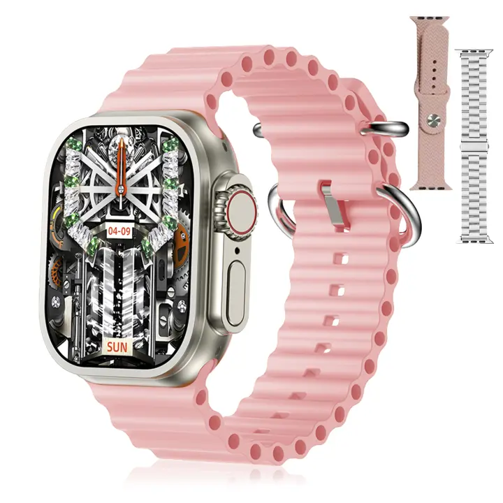 DAM. Smartwatch Z87 Ultra triple pulsera. Funciones outdoor, llamadas BT, notificaciones push. Decenas de modos deportivos. 4,4x1,3x4,9cm - 1