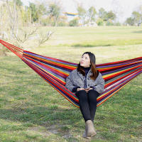 LILI HOME Hamaca de Tela 150x185 cm | Ideal para Adultos Perfecta para colgar entre árboles en el jardín, playa, camping o terraza. Su diseño amplio y resistente brinda una experiencia de descanso única. Se guarda en su funda de tela para llevar a cualqui - details 1