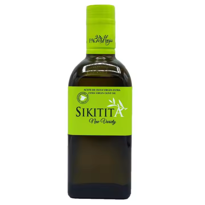 Aceite de Oliva Virgen Extra Sikitita - 6 Botellas de 500ml - Pago Las Monjas - 1