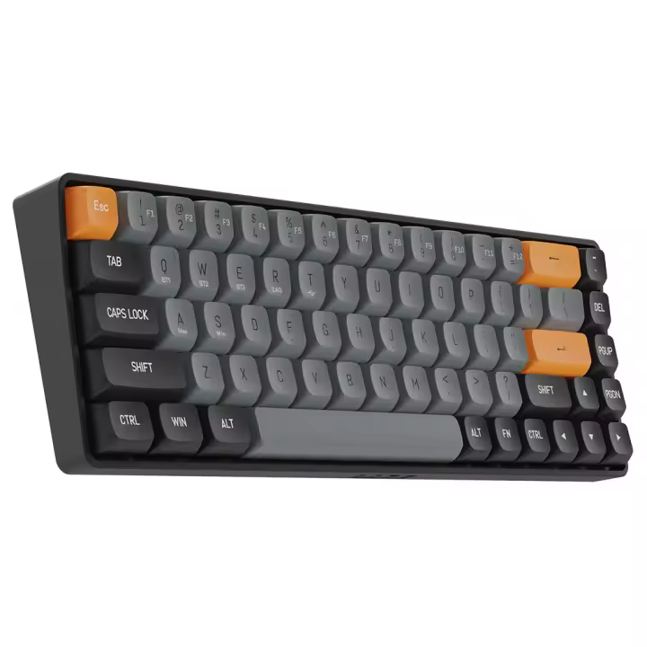 Teclado Mecánico Darkflash GD68 68 Teclas Bluetooth USB Tipo-C Y 2.4 Sin Cables Switch Rojo Para PC Laptop Teléfono - 1