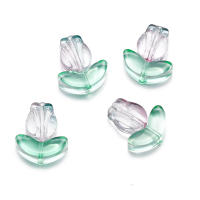 10/20 Sets De Cuentas De Tulipes De Vidrio Con Hojas Espaciadoras Para Creación De Joyas Pulseras Y Collares Accesorios De Manualidades - details 7