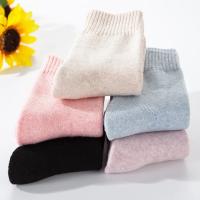Calcetines De Lana Gruesa Para Mujer Calcetines De Invierno Cálidos Y Suaves Contra El Frío Y La Nieve Modelo Sólido Para Dormir - details 2