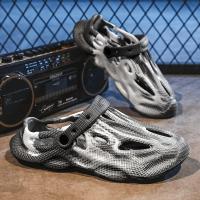Sandalias De Verano Para Hombre Y Mujer Con Patrón De Camuflaje Plataforma Exterior Zapatillas De Playa Suaves EVA Para Interior Casa Sandalias De Tacón Plano Estilo Casual - details 3