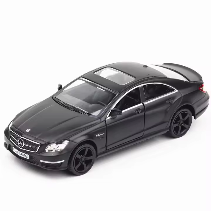 Coche De Juguete a Escala 1/36 Mercedes Benz CLS AMG Metálico Con Llantas De Goma Puertas Abatibles Función De Retroceso Regalo Para Niños - 1