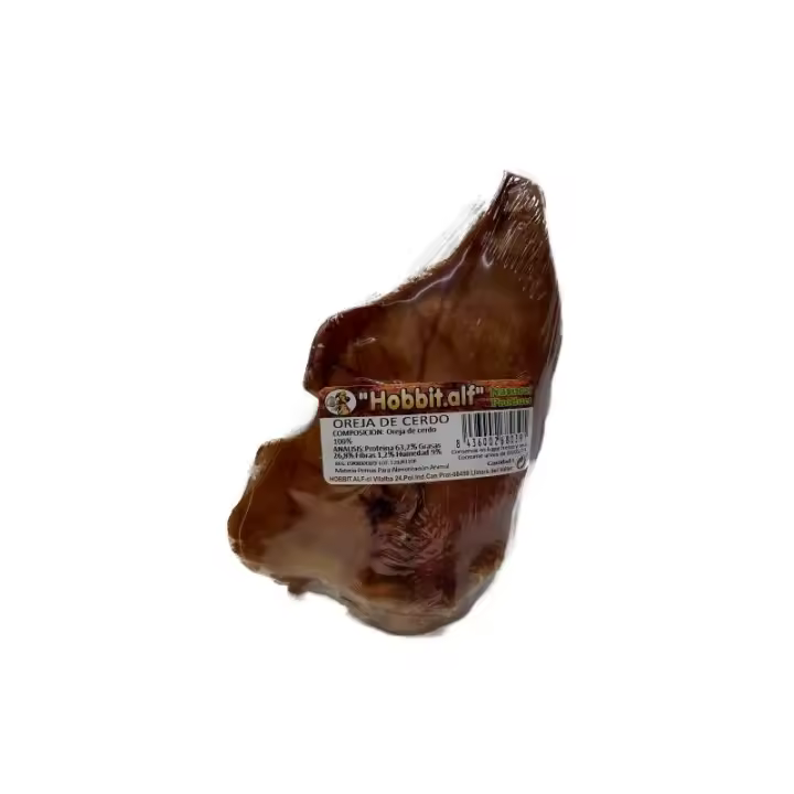 Orejas De Cerdo Envase Individual 60G - 75G Ud. Snack para perros Hobbit Alf - 1