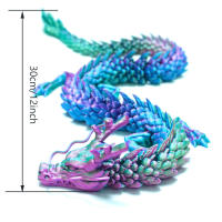Dragón Chino 3D Imprimido Con Articulaciones Completo Figura De Decoración Para El Hogar Juguete Creativo Coleccionable - details 6