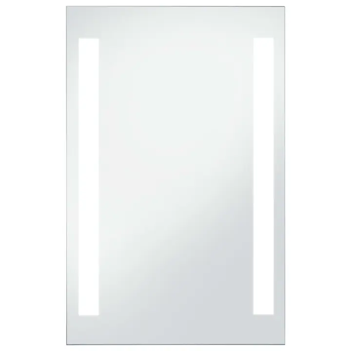 vidaXL Espejo de Pared de Baño con LED Accesorio de Maquillaje Tocador Dimensiones 50 x 60 cm, 60 x 80 cm, 60 x 100 cm - 1