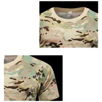 Camiseta de Camuflaje 3D para Hombre – Ropa Informal de Verano, Cuello Redondo, Manga Corta, Estilo Callejero, Talla Grande, Ideal para Deporte y Exterior - details 2