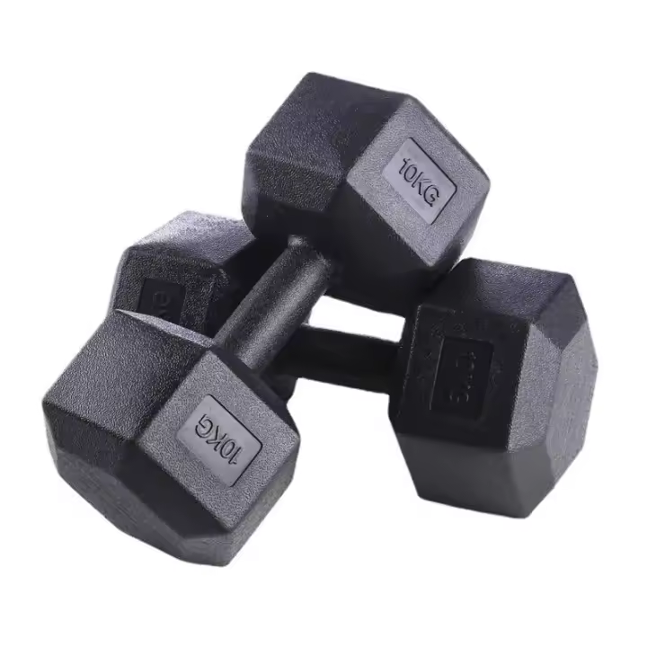 ALLINLIFE MANCUERNAS HEXAGONALES, JUEGO DE 2 UNIDADES, DE 2,5 A 10 KG, CON RECUBRIMIENTO DE VINILO, PARA CULTURISMO, FITNESS, ENVÍOS DESDE EUROPA - 1