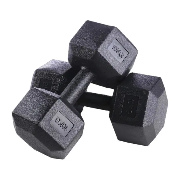ALLINLIFE MANCUERNAS HEXAGONALES, JUEGO DE 2 UNIDADES, DE 2,5 A 10 KG, CON RECUBRIMIENTO DE VINILO, PARA CULTURISMO, FITNESS, ENVÍOS DESDE EUROPA - 1