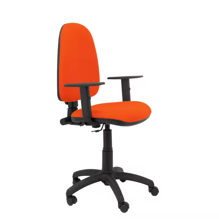 Piqueras Y Crespo Silla de Oficina Ergonómica BALI Naranja Oscuro con Brazos Regulables - 1
