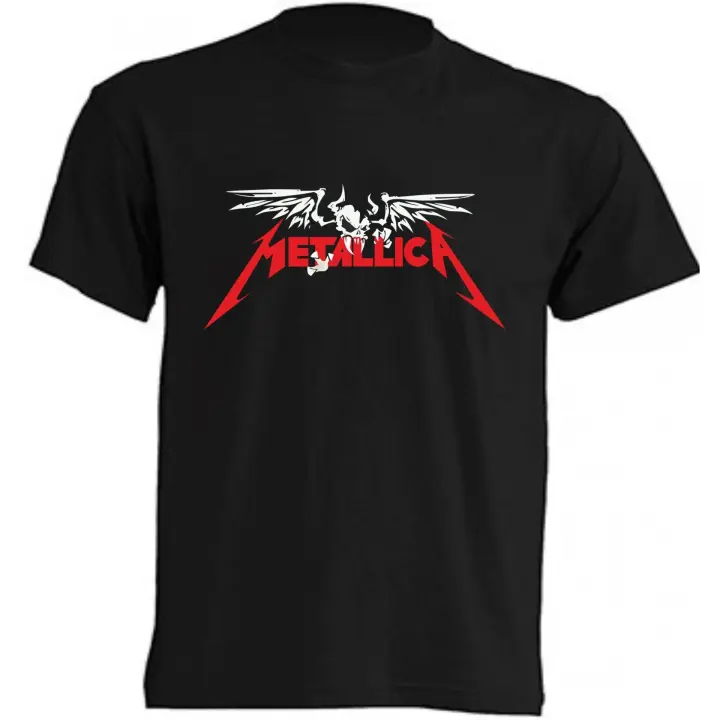 Camiseta Metallica   - | Algodón | Manga Corta - Tejido tubular, sin costuras laterales. - Punto liso - 1
