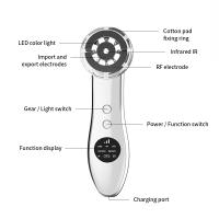 Masajeador De Rostro RF Rejuvenecimiento De La Piel LED Facial Levantamiento Belleza Vibración Eliminación De Arrugas Cuidado Del Piel - details 6