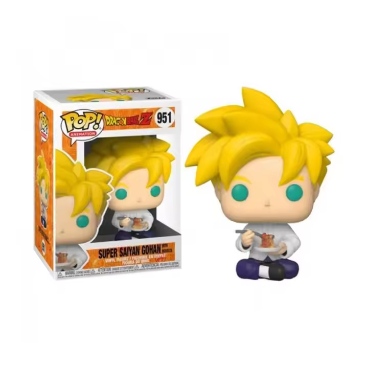 Funko POP! Dragon Ball - Serie de TV - S9- Ss Gohan With Noodles - Dragon Ball - Figura Coleccionable Oficial - Juguete para Niños y Adultos - Fans - Diversidad de Personajes y Temáticas - 1