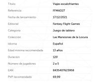 Las mansiones de la locura, expansión Viajes Escalofriantes, Fantasy Flight Games - details 0
