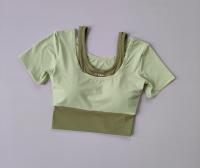Top De Fitness Para Mujer Verano Transpirable Con Sujetador Integrado Ropa De Danza Yoga Secado Rápido Talla Tight - details 5
