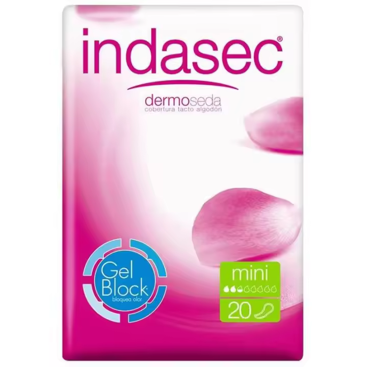 Discreet Compresa De Incontinencia Mini, Cuidado Íntimo Indasec - Perfumes Club - 1