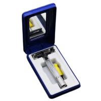 Cuchilla De Afeitar Para Hombre Plata Plegable Herramientas De Barbero De Acero Inoxidable Cuchillo De Piel Facia Navaja De Afeitar Con Porta Cuchilla - details 5