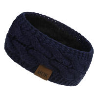 Diadema De Punto Para Mujer Invierno Cálido Lana Tejida Calentador De Orejas Cross Knot Turban Accesorios De Cabello Unisex - details 14
