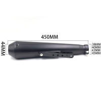 Escape De Moto Universal Retro Vintage Clásico Electroplata Para Cg125 Sr400 Cb500 Vt500 Cm300 500 Cafe Muffler De Motocicleta - details 6