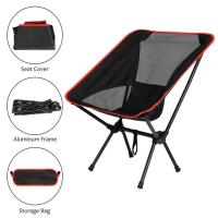 Silla de camping plegable Silla de Pesca ultra Ligera Silla de Playa compacta Silla plegable al Aire Libre Naranja - details 2