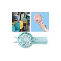 Ventilador de refrigeración de mano funciona con Pilas AA ventilador Pequeño con orejas para oficina en casa Viajes al Aire Libre y Camping - details 1