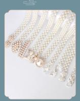 Cinturón decorativo de perlas para mujer - Estilo coreano con strass, ajustable para vestidos y looks dulces - details 0