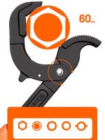 Llave De Desarmado Multifuncional Ajustable De Acero De Carbono Con Fin De Abrazadera Bloqueo Automático Herramienta Manual - details 5