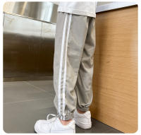 Pantalones Deportivos Para Niños Y Niñas De Verano En Color Sólido Con Cintura Elástica Estilo Casual Ajustados Y Largos Hasta El Tobillo - details 19