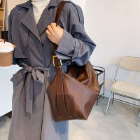 Bolso De Hombro Para Mujer Estilo Vintage En Cuero PU Gran Capacidad Casual Bolso Cruzado De Moda Tote Shopper Pillow Design - details 22